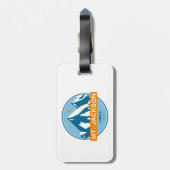 Jackson New Hampshire Stars Moon Bagagelabel (Achterkant verticaal)