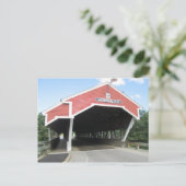 Jackson NH Covered Bridge Briefkaart (Staand voorkant)