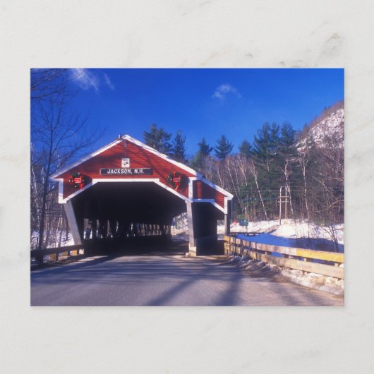 Jackson NH Covered Bridge Briefkaart (Voorkant)