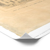 Jackson. Panoramische kaart 1857 (0766A) Poster (Hoek)