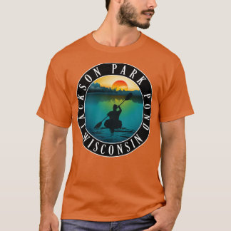 Jackson Park Pond Wisconsin Kayaking T-shirt