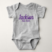 Jackson Polar Beren Baby Bodysuit (Voorkant)