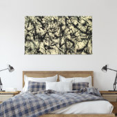 jackson pollock art canvas afdruk (Insitu (Slaapkamer))