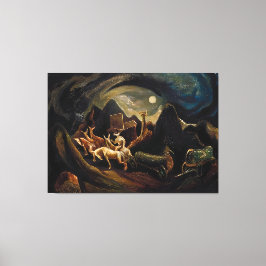 jackson pollock art canvas afdruk