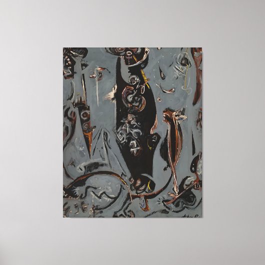 jackson pollock art canvas afdruk (Voorkant)