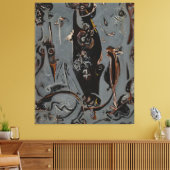 jackson pollock art canvas afdruk (Insitu (Woonkamer))