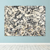 jackson pollock art canvas afdruk (Insitu (Houten vloer))