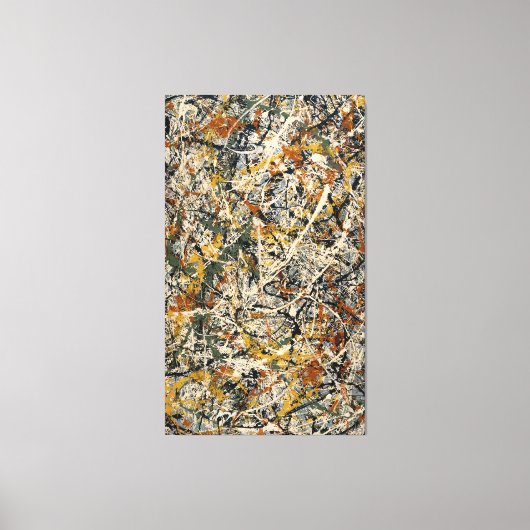 jackson pollock art canvas afdruk (Voorkant)
