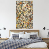 jackson pollock art canvas afdruk (Insitu (Slaapkamer))