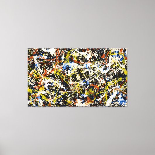 jackson pollock art painting canvas afdruk (Voorkant)