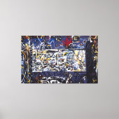 jackson pollock art style canvas afdruk (Voorkant)
