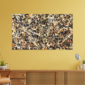 jackson pollock painting canvas afdruk (Insitu (Woonkamer))