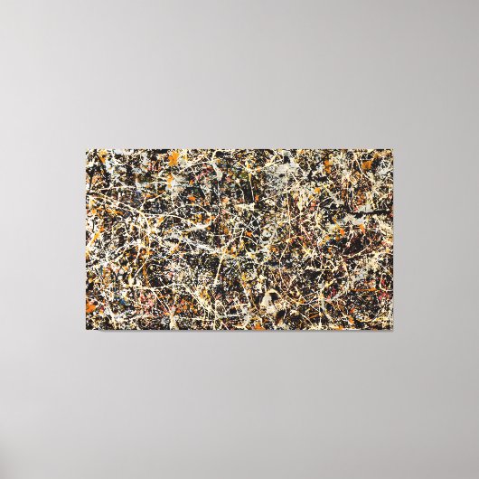 jackson pollock painting canvas afdruk (Voorkant)