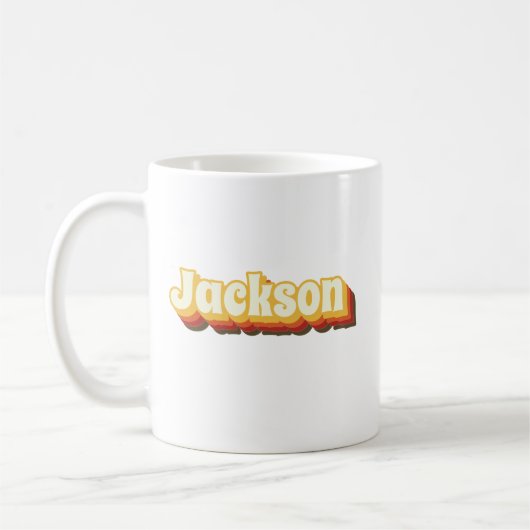 Jackson Retro  tekst Koffiemok (Links)