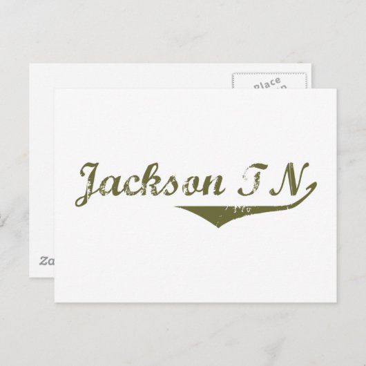 Jackson Revolution t shirten Briefkaart (Voorkant / Achterkant)