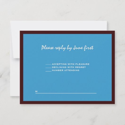 Jackson RSVP Bar Mitzvah Kaartje (Voorkant)