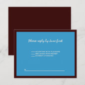 Jackson RSVP Bar Mitzvah Kaartje (Voorkant / Achterkant)
