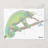 Jackson’s Chameleon Aiming Briefkaart (Achterkant)