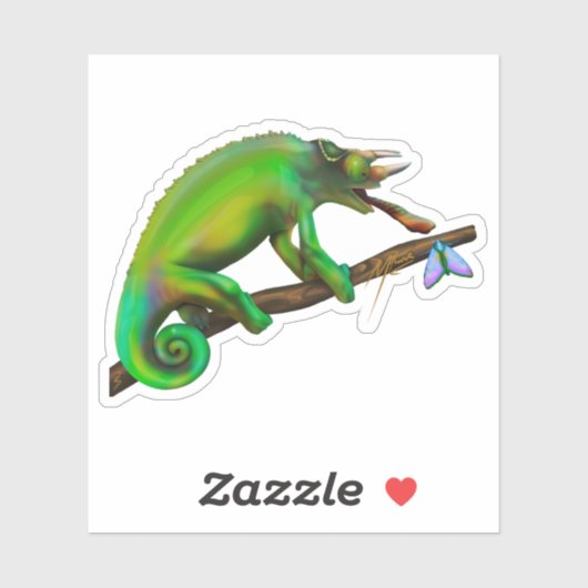 Jackson’s Chameleon Aiming Sticker (Vel)