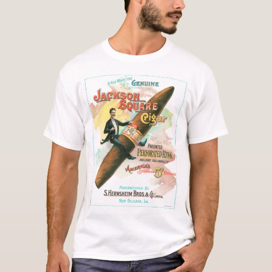 Jackson Square Cigar T-shirt (Voorkant)