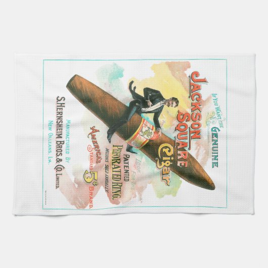 Jackson Square Cigar Theedoek (Horizontaal)