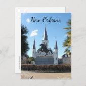 Jackson Square, French Quarter, New Orleans Briefkaart (Voorkant / Achterkant)