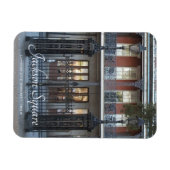 Jackson Square Gate, New Orleans, Frans kwartaal Magneet (Horizontaal)