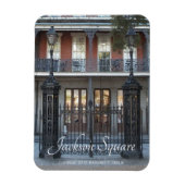 Jackson Square Gate, New Orleans, Frans kwartaal Magneet (Verticaal)