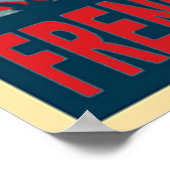 Jackson Square in Blue Poster (Hoek)