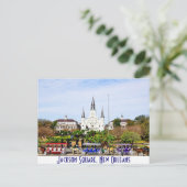 Jackson Square in New Orleans, Louisiana Briefkaart (Staand voorkant)