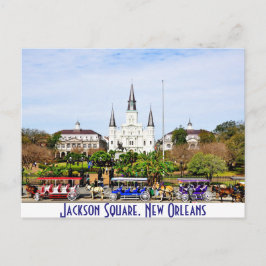 Jackson Square in New Orleans, Louisiana Briefkaart