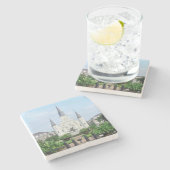 Jackson Square, Jackson Square Onderzetter, New Or Stenen Onderzetter (Zijkant)