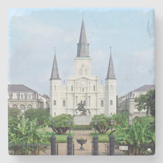 Jackson Square, Jackson Square Onderzetter, New Or Stenen Onderzetter (Voorkant)