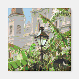 Jackson Square Lamp Post Magneet
