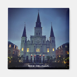 Jackson Square, New Orleans, basiliek van de kathe Magneet