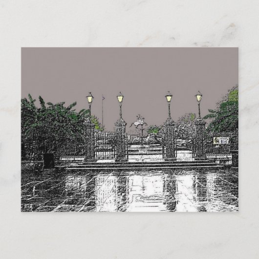 Jackson Square New Orleans Briefkaart (Voorkant)