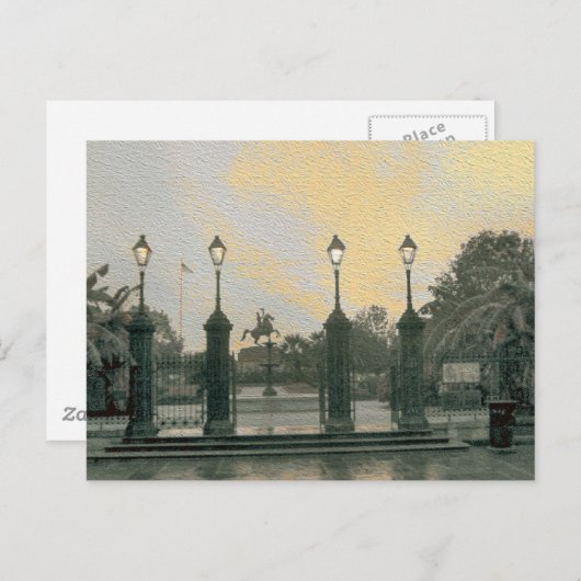 Jackson Square New Orleans Briefkaart (Voorkant / Achterkant)