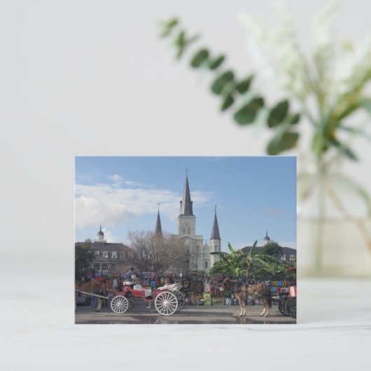 Jackson Square-New Orleans Briefkaart (Staand voorkant)