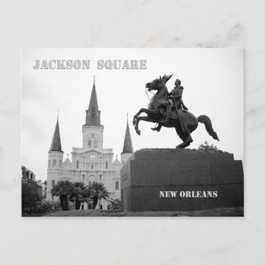 Jackson Square, New Orleans Briefkaart (Voorkant)