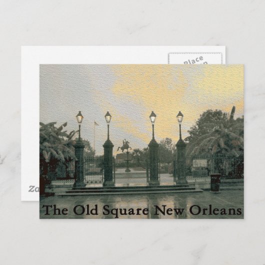 Jackson Square New Orleans Briefkaart (Voorkant / Achterkant)
