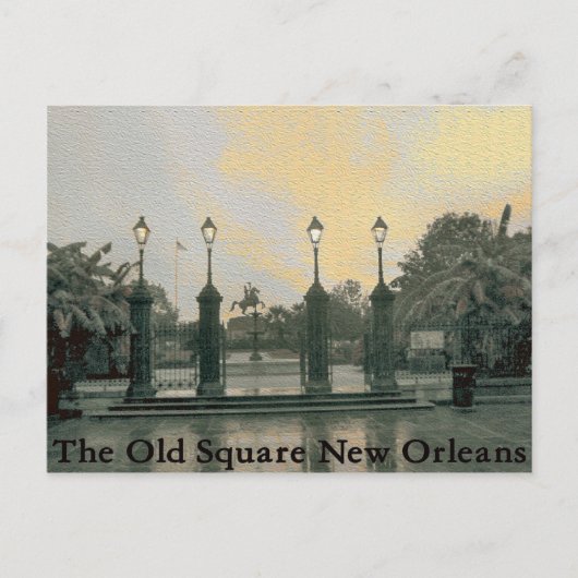 Jackson Square New Orleans Briefkaart (Voorkant)