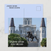 Jackson Square New Orleans Briefkaart (Voorkant / Achterkant)