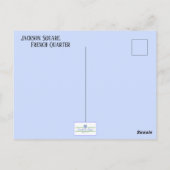 Jackson Square New Orleans Briefkaart (Achterkant)