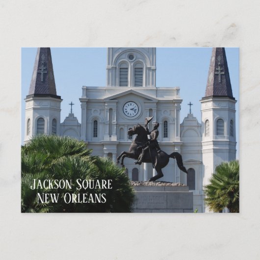 Jackson Square New Orleans Briefkaart (Voorkant)
