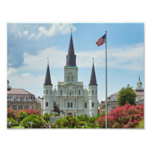 Jackson Square, New Orleans Foto Afdruk
