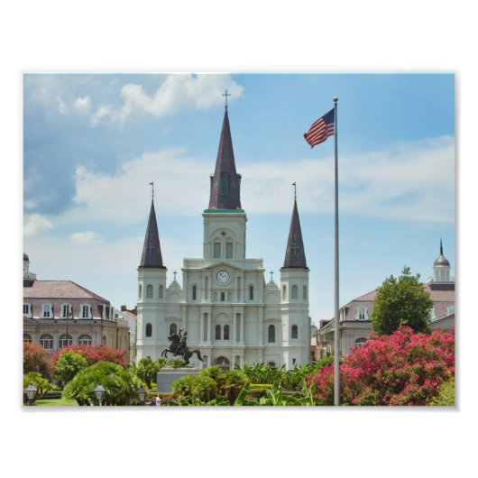 Jackson Square, New Orleans Foto Afdruk (Voorkant)