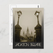 Jackson Square, New Orleans, LA Briefkaart (Voorkant / Achterkant)
