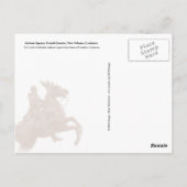 Jackson Square, New Orleans, LA Briefkaart (Achterkant)