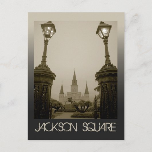 Jackson Square, New Orleans, LA Briefkaart (Voorkant)