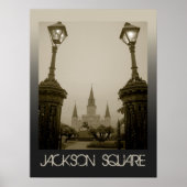 Jackson Square, New Orleans, Louisiana Poster (Voorkant)